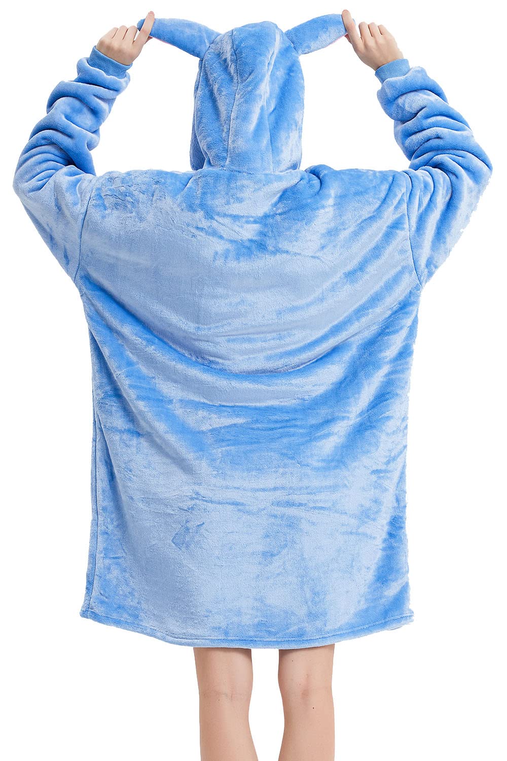 Fleece Hoodie Blanket Oversized Ultra Plush Sherpa Giant Big Hooded