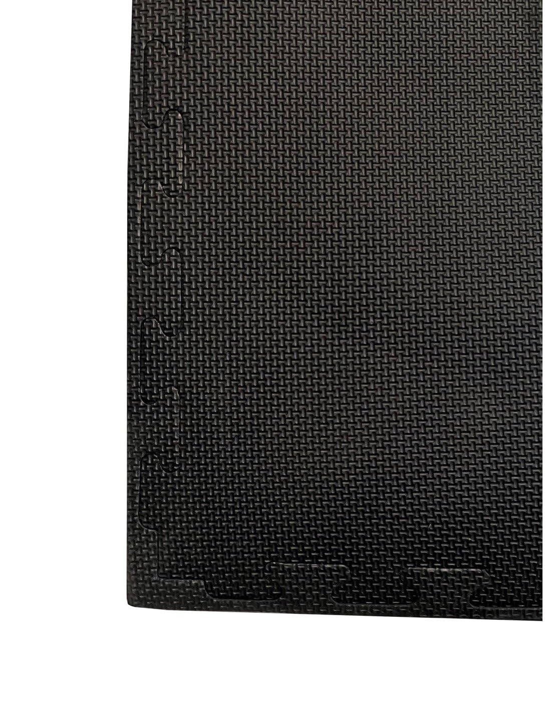 JARDIN202 - Tatami Puzzle | Lote x5 loseta - Rojo/Negro | Esterilla Reversible Antideslizante | Artes Marciales, Judo