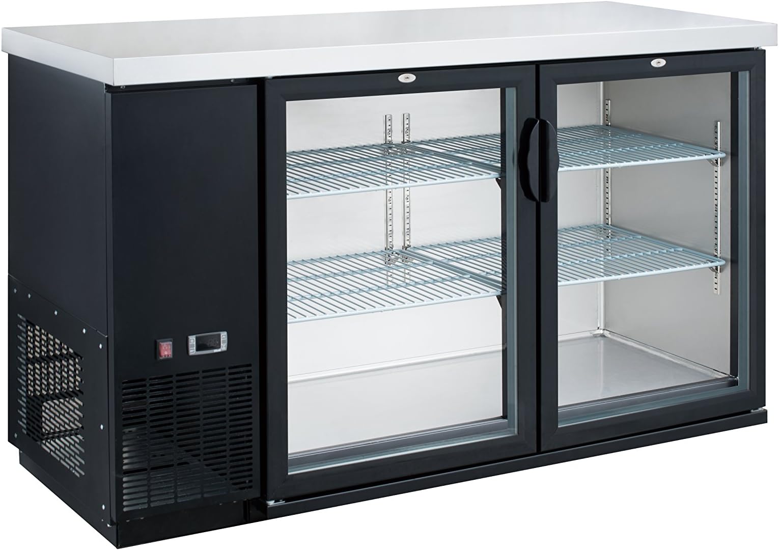 Dukers DBB48-H2 11.2 cu. ft. 2-Door Bar and Beverage Cooler