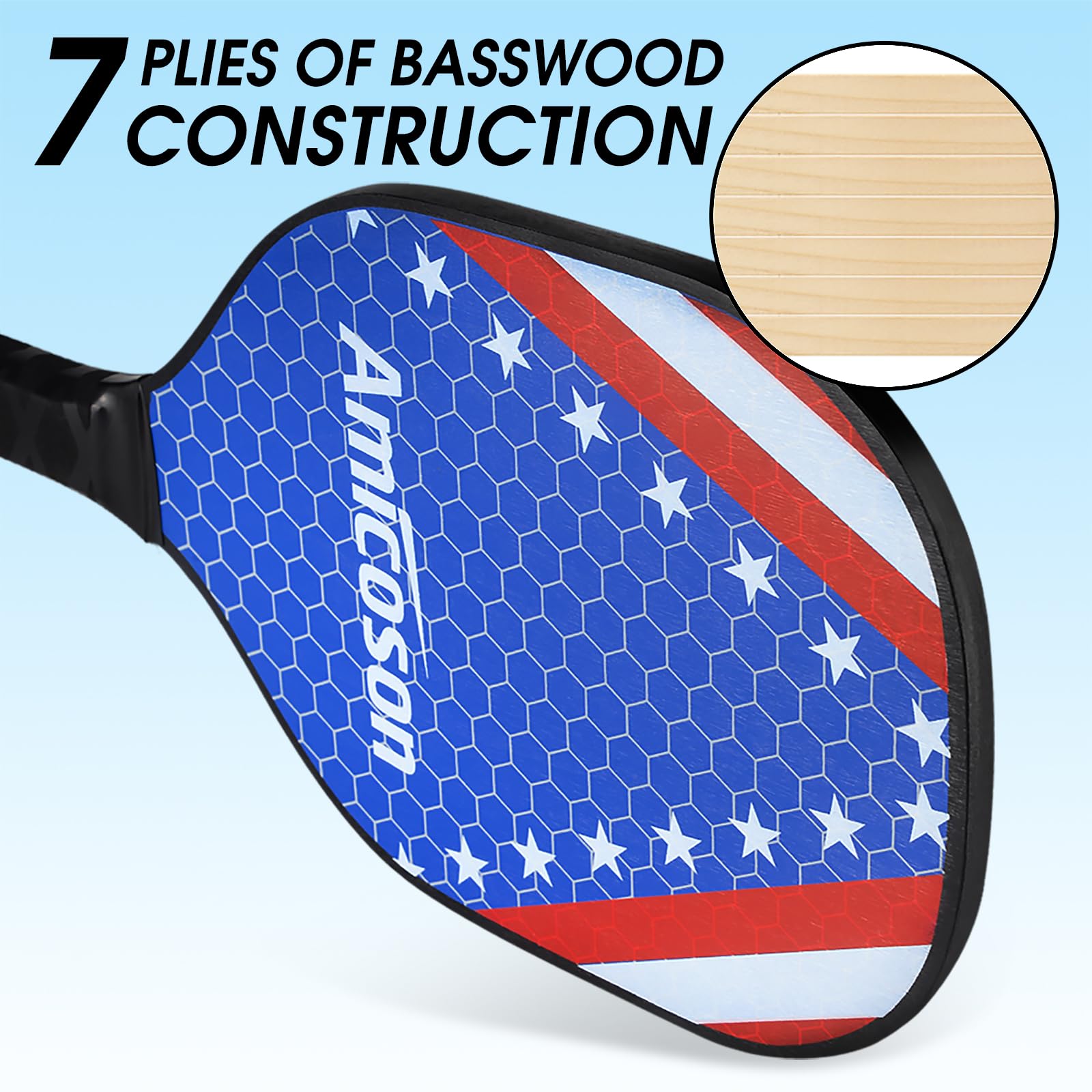 新品 AMASPORT ピックルボールパドル 楽天市場】AMA SPORT kronos Bond ピックルボールパドル