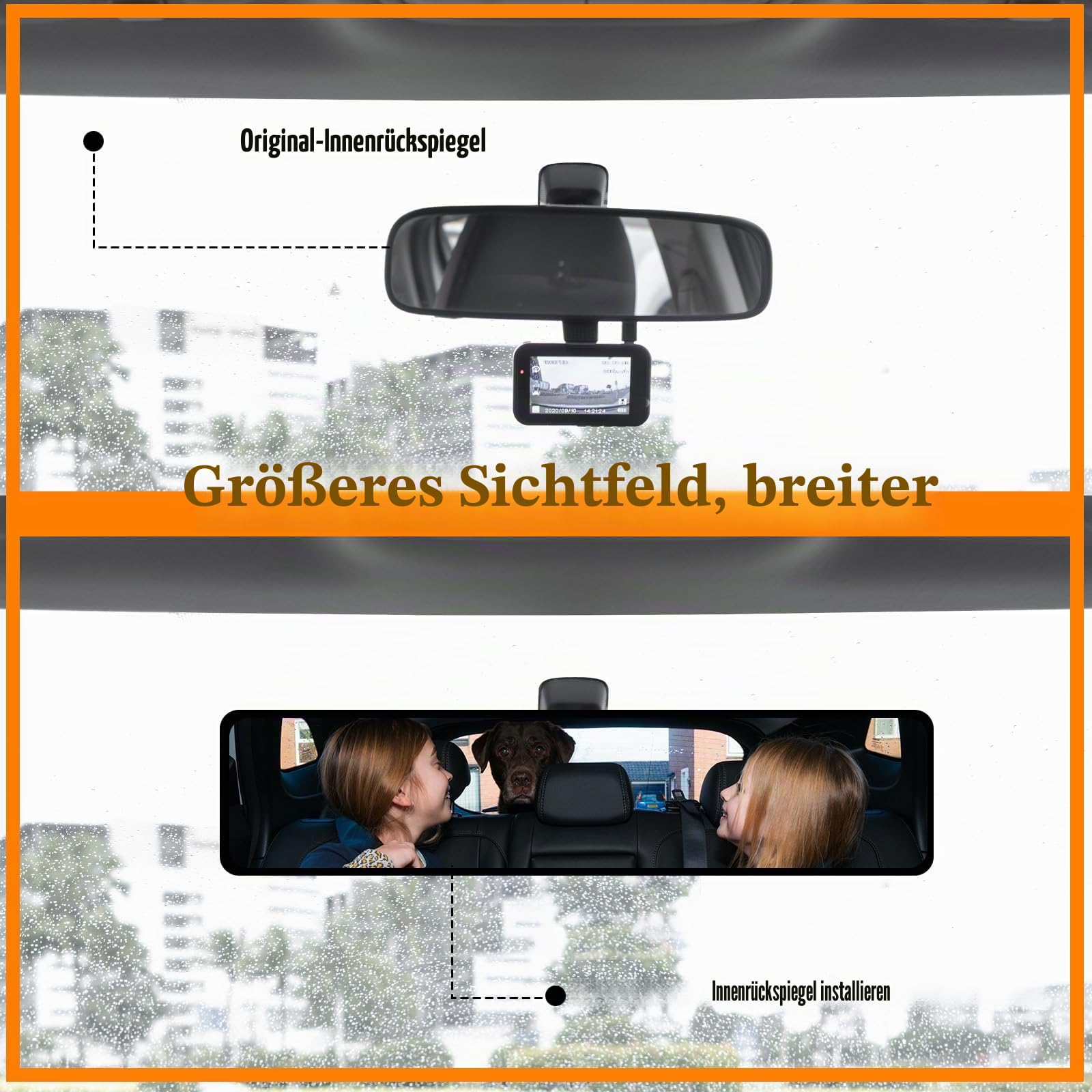 Rückspiegel Auto, Universal