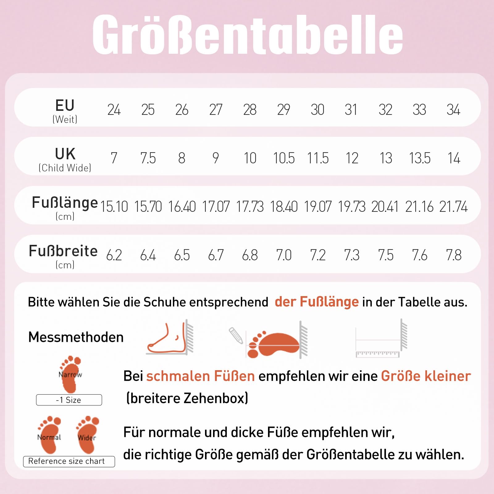 IceUnicorn Kinder Barfußschuhe Breite Zehenbox Jungen Mädchen Hausschuhe Minimalistische Outdoor Traillaufschuhe Walking Schuhe(Pink, 27EU Weit)