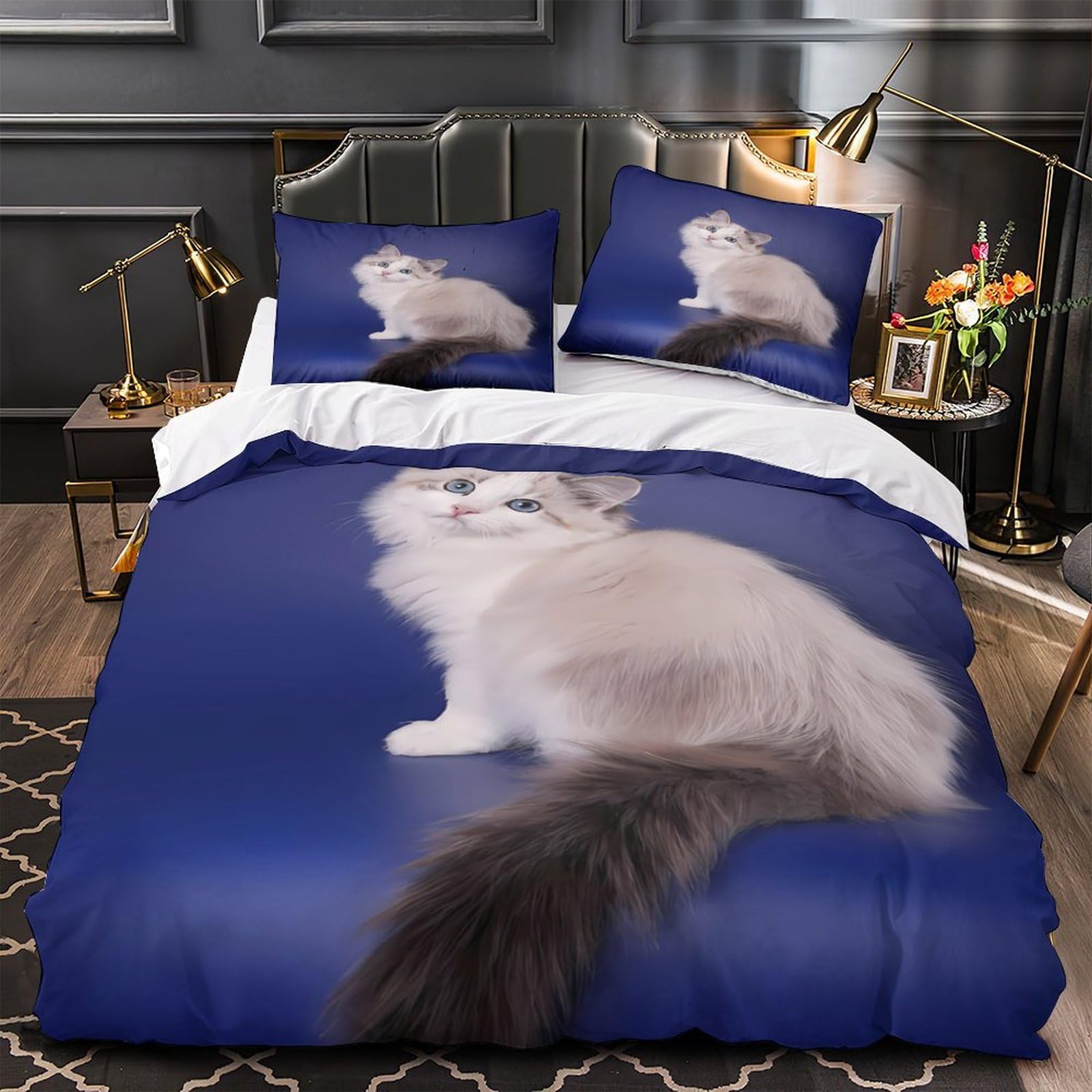 Housse de couette grenouilles hypoallergénique et respirante super king