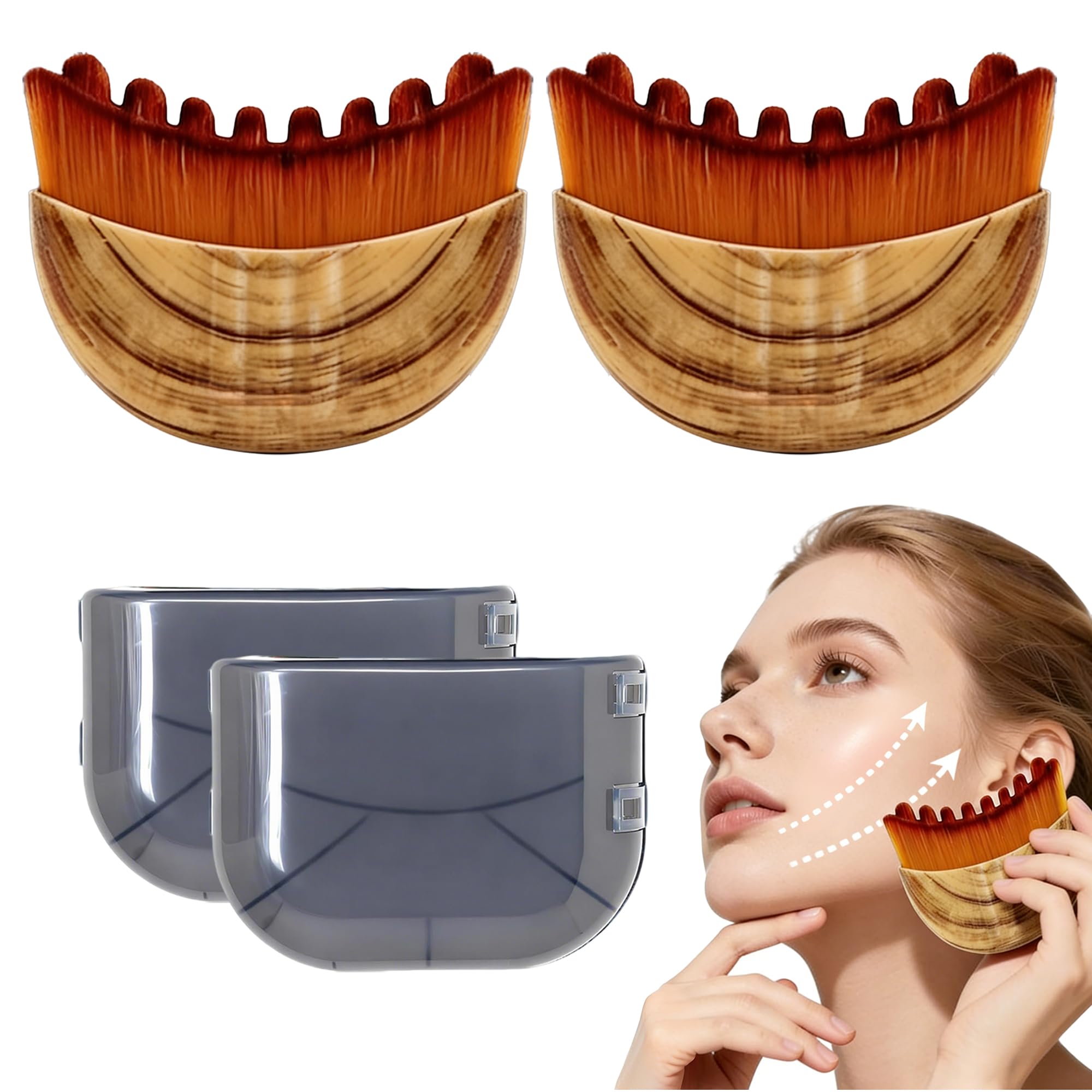 Lymphatic Contour Face Brush (2-PCS)