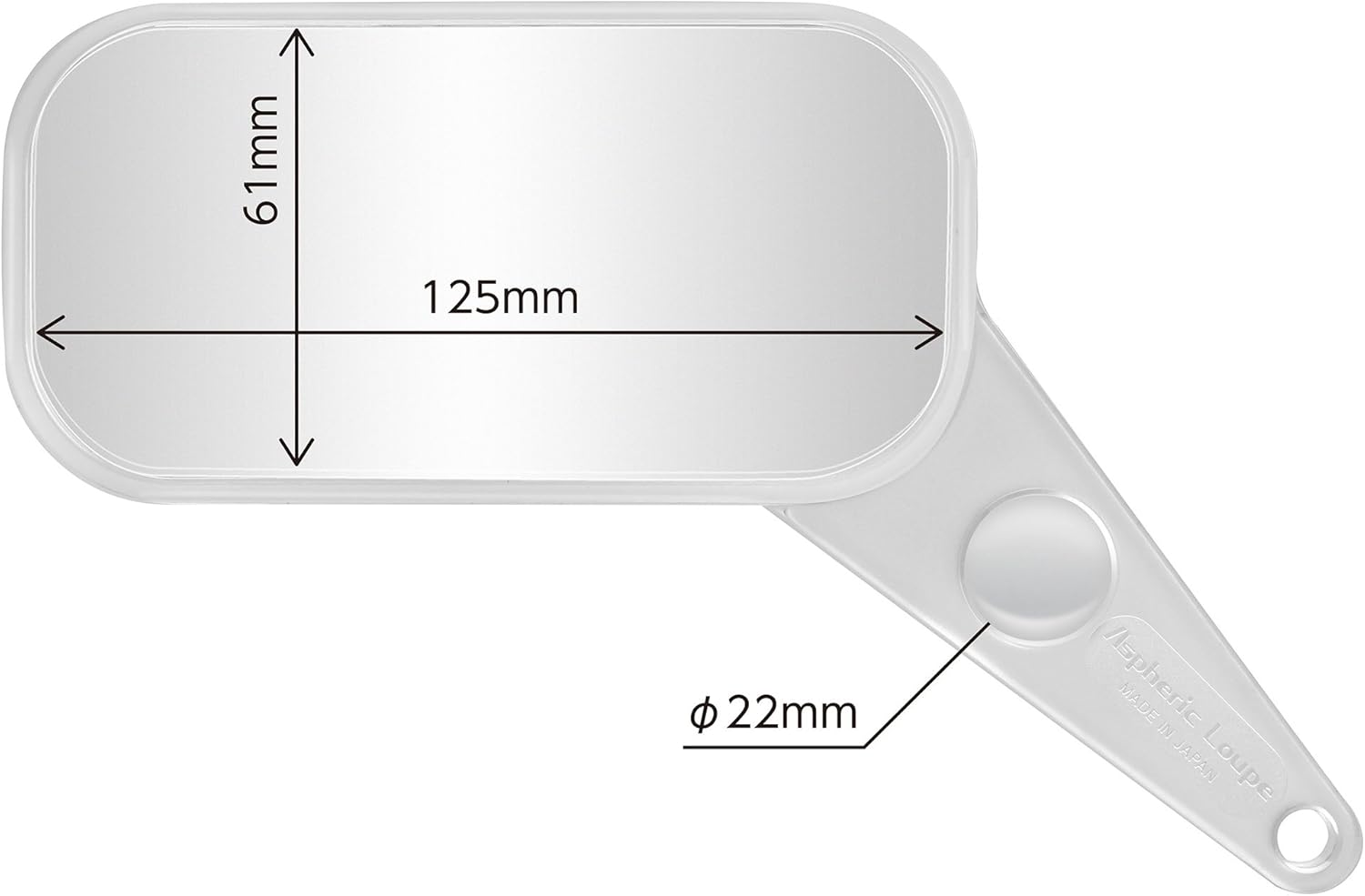 HAKUBA aspheric loupe L 1.5 Times KLU-APL15