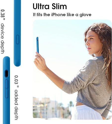 Miniatura 4 de Vooii Funda protectora para iPhone 11, silicona líquida suave de goma delgada de cuerpo completo para iPhone 11 (con forro de microfibra suave),