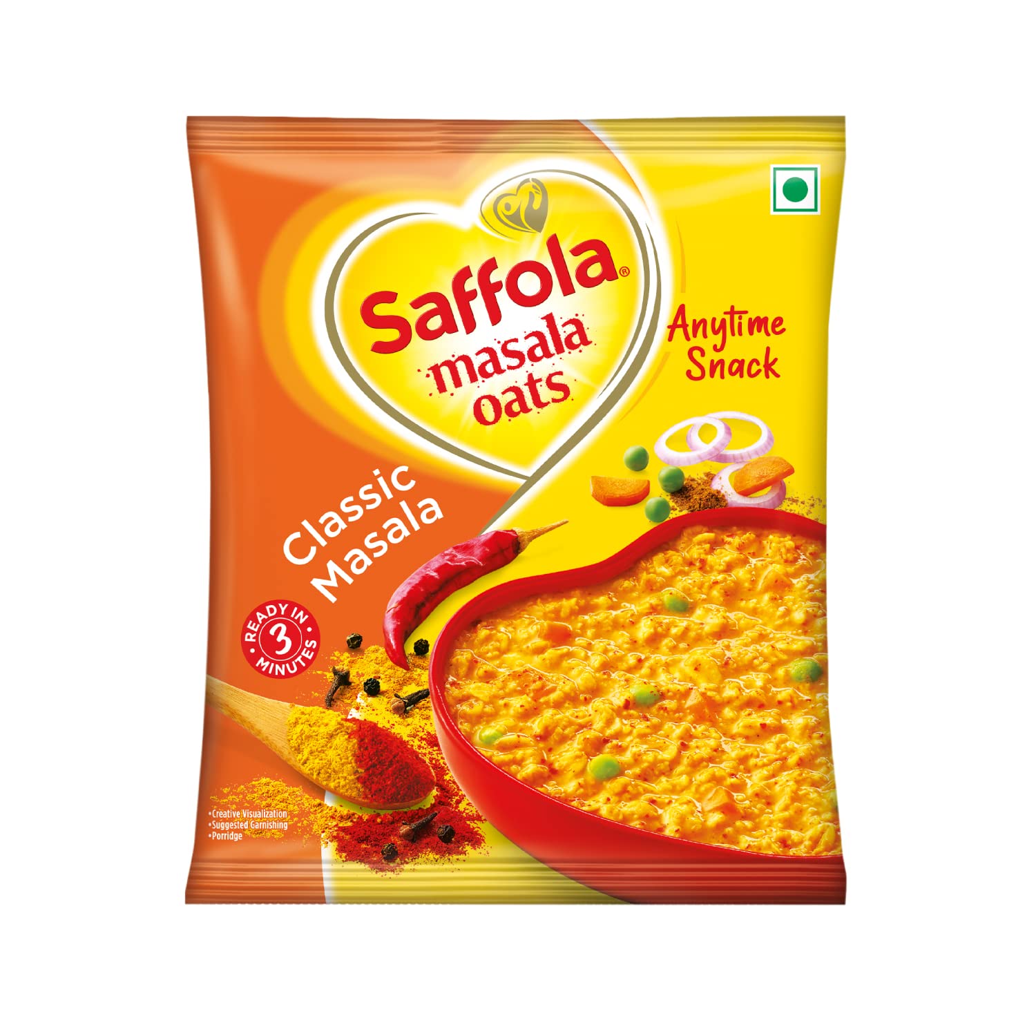 Saffola Masala Oats, Classic Masala, 39g Amazon.in Grocery & Gourmet