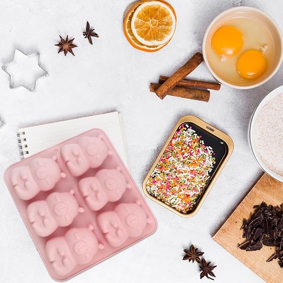 Capybara Silicone Mold for Baking, Fondant Mould Chocolate & Candy Molds Nonstick Baking Mould for Cake, Gummy, Jello, Ice Cube