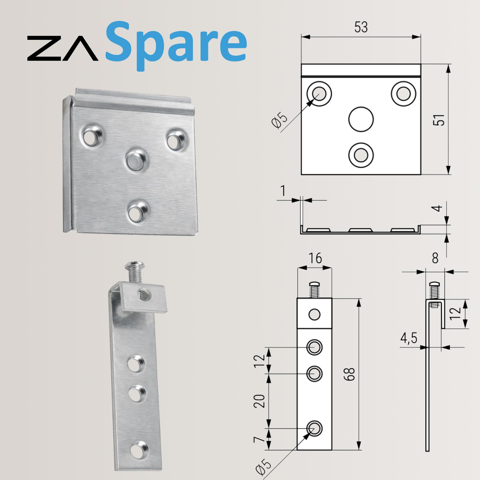 Attaccaglie per Pensili Attaccaglie per Pensili Testiera Letto Ganci Specchiera Pesante Gancio Quadro Ferramenta Appendere Mobili Include un mini livello (PACK 6)