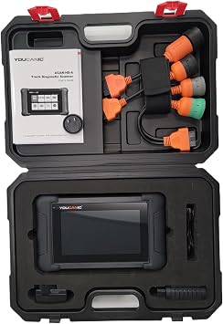 UCAN-HD-A Heavy Duty Truck Scanner Diesel Diagnostic Tool Commercial Trucks, Full System Diagnostics, DPF Regen, Injector Coding, ABS, Transmission, Engine