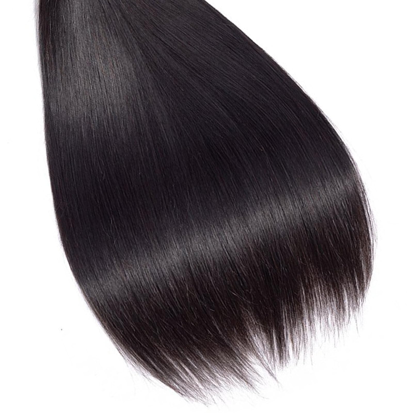 RICHAIR - Tessitura brasiliana in Lotto 3, capelli lisci brasiliani 28 pollici umani naturali 50 g/pc(150 g total),Meches brasiliane nere