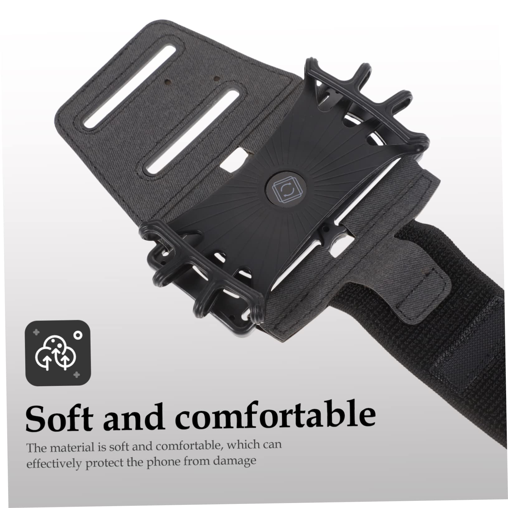 OSALADI 2pezzi Phone Arm Band Per Sport Cintura Da Polso Per Corsa e Attività Outdoor Supporto Per Smartphone e Cellulare Design Semplice e Resistente