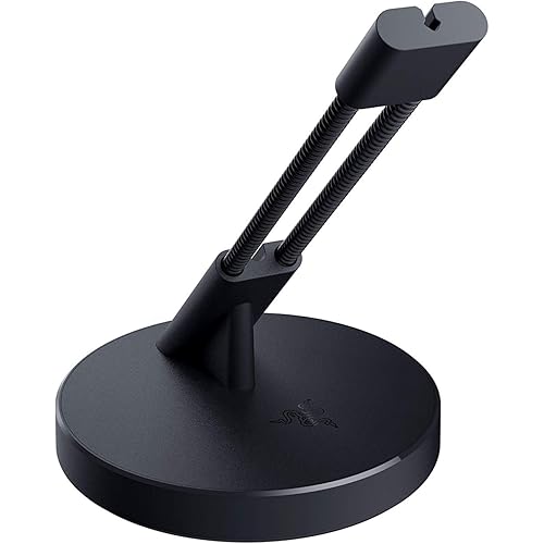 Razer Gaming Mouse Bungee V3: Drag-Free Wired Mouse Support - for Esports-Level Performance - Weighted Base - Anti-Slip Feet - Classic Black