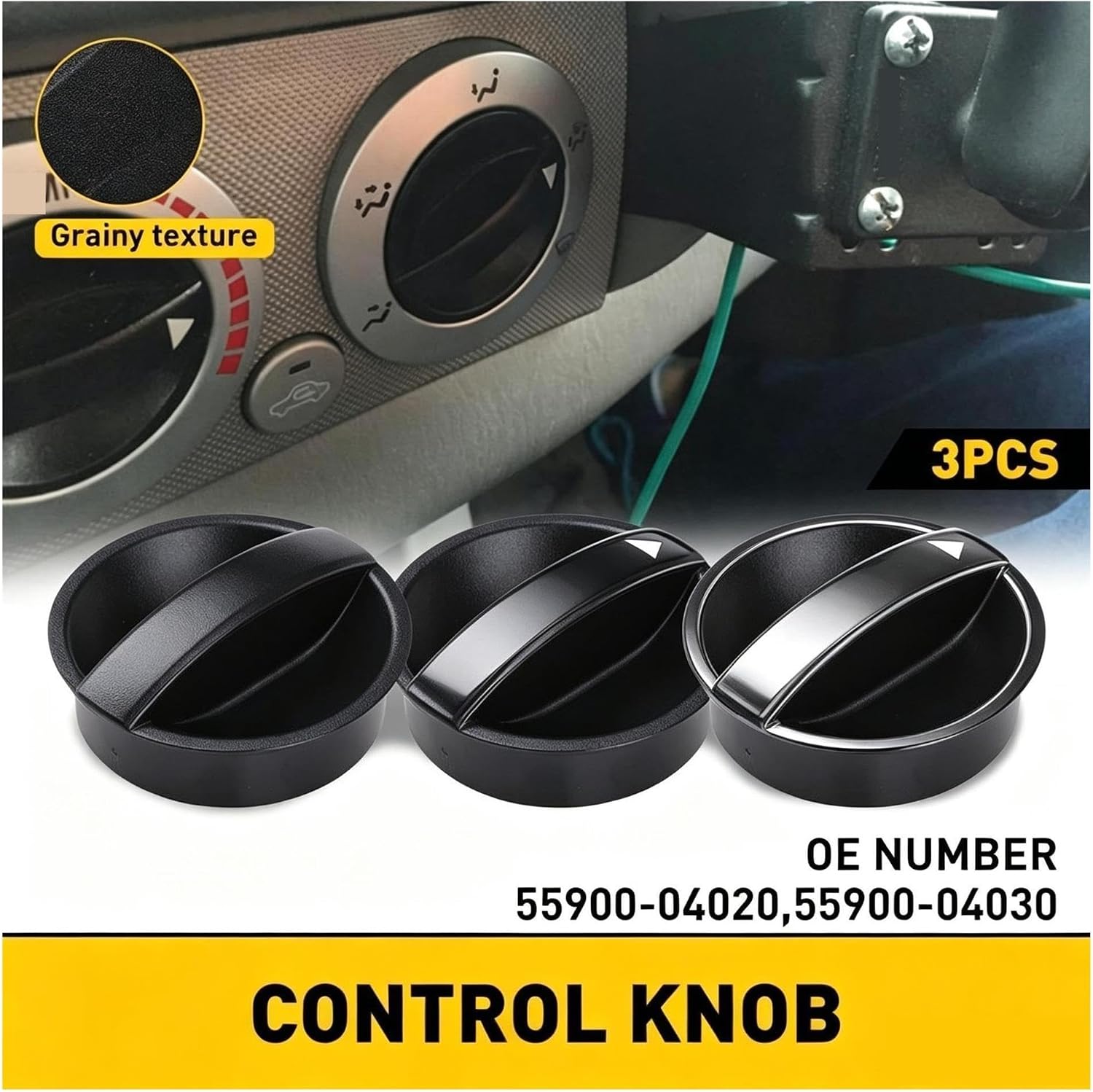 VEADONS AC Heater Blower Fan Control Knob | Compatible With Toyota Tacoma