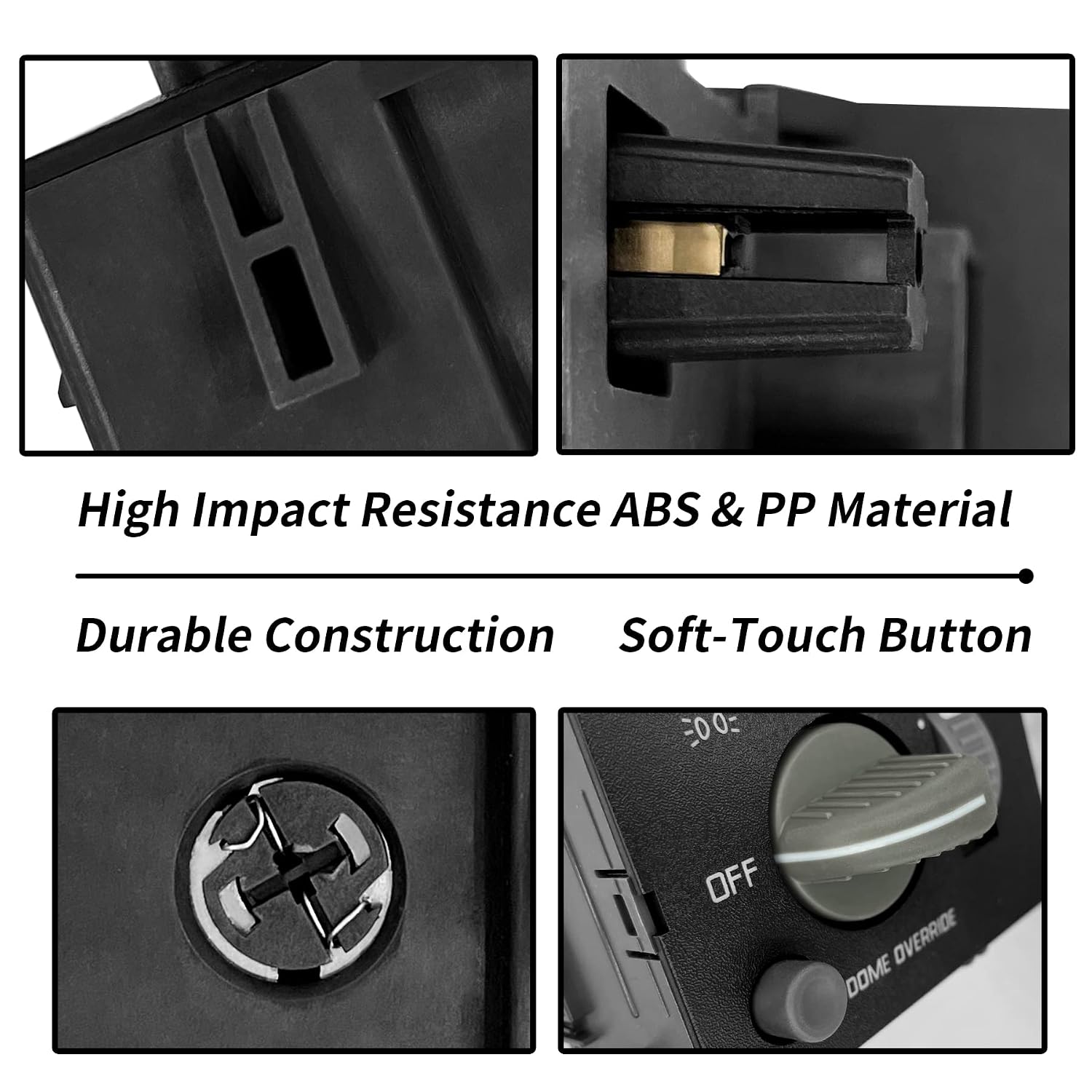 Headlight Switch Dimmer Control | Replacement for 1995-2009 Chevy & GMC Vehicles - C1500 C2500 C3500 K1500 K2500 K3500 Express1500 2500 3500 & More | Replaces# 93443101, D1523H, DS876