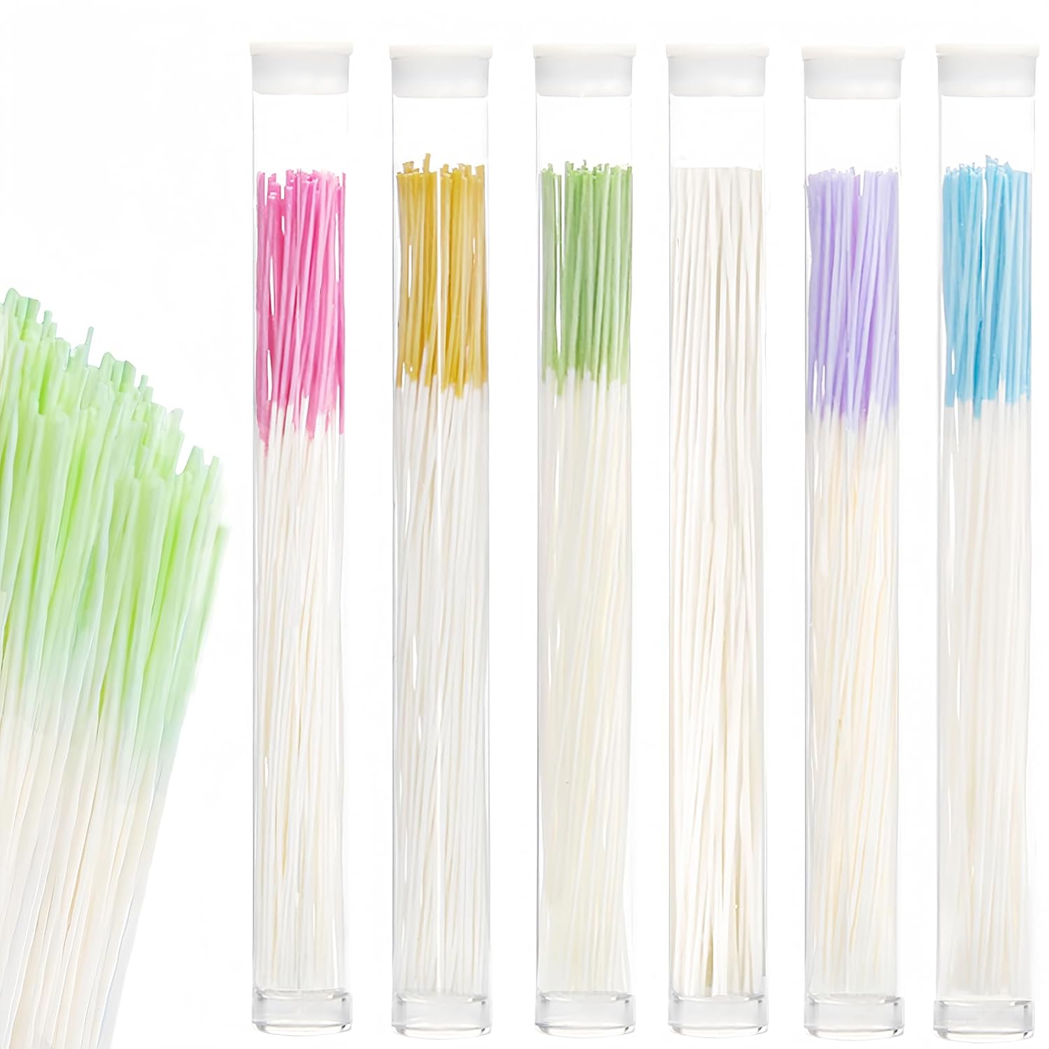360 Pcs Ear Hole Cleaner Piercing Floss, 6 Colors Earring Hole Cleaner Disposable Aftercare Tool for Girls Women Men