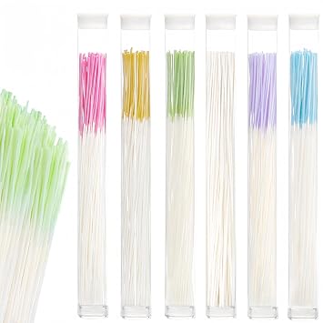 360 Pcs Ear Hole Cleaner Piercing Floss, 6 Colors Earring Hole Cleaner Disposable Aftercare Tool for Girls Women Men