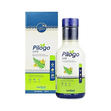 Leeford Pilogo Natural Piles Care Juice 500ml | Ayurvedic Relief for Gut Health & Piles | Soothe Discomfort | No Sugar, Artificial Flavour and Colours