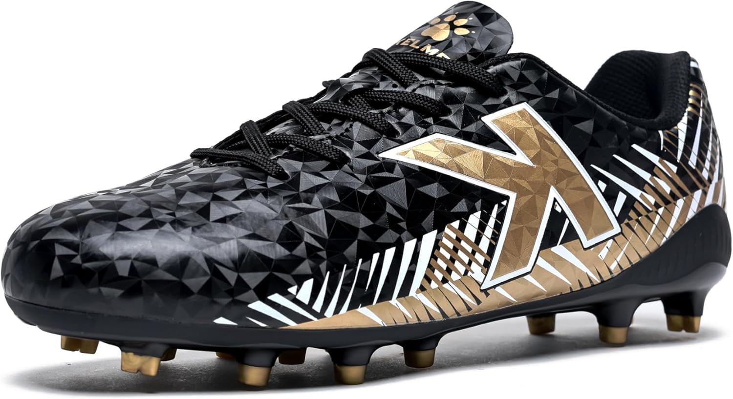 KELME Blaze Youth Soccer Cleats, Firm/Artificial Ground, Outdoor Athletic Shoes for Young Men and Women