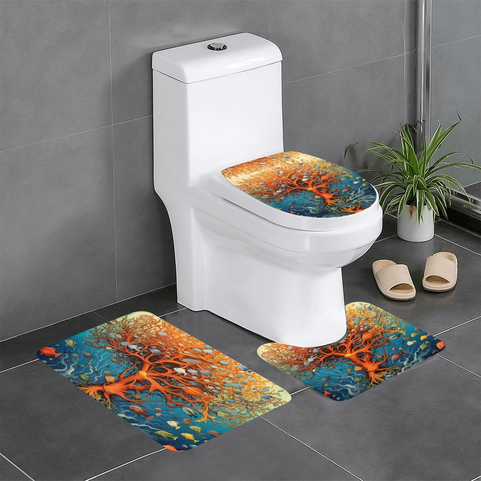 Tapis de salle de bain antidérapants contre les glissades