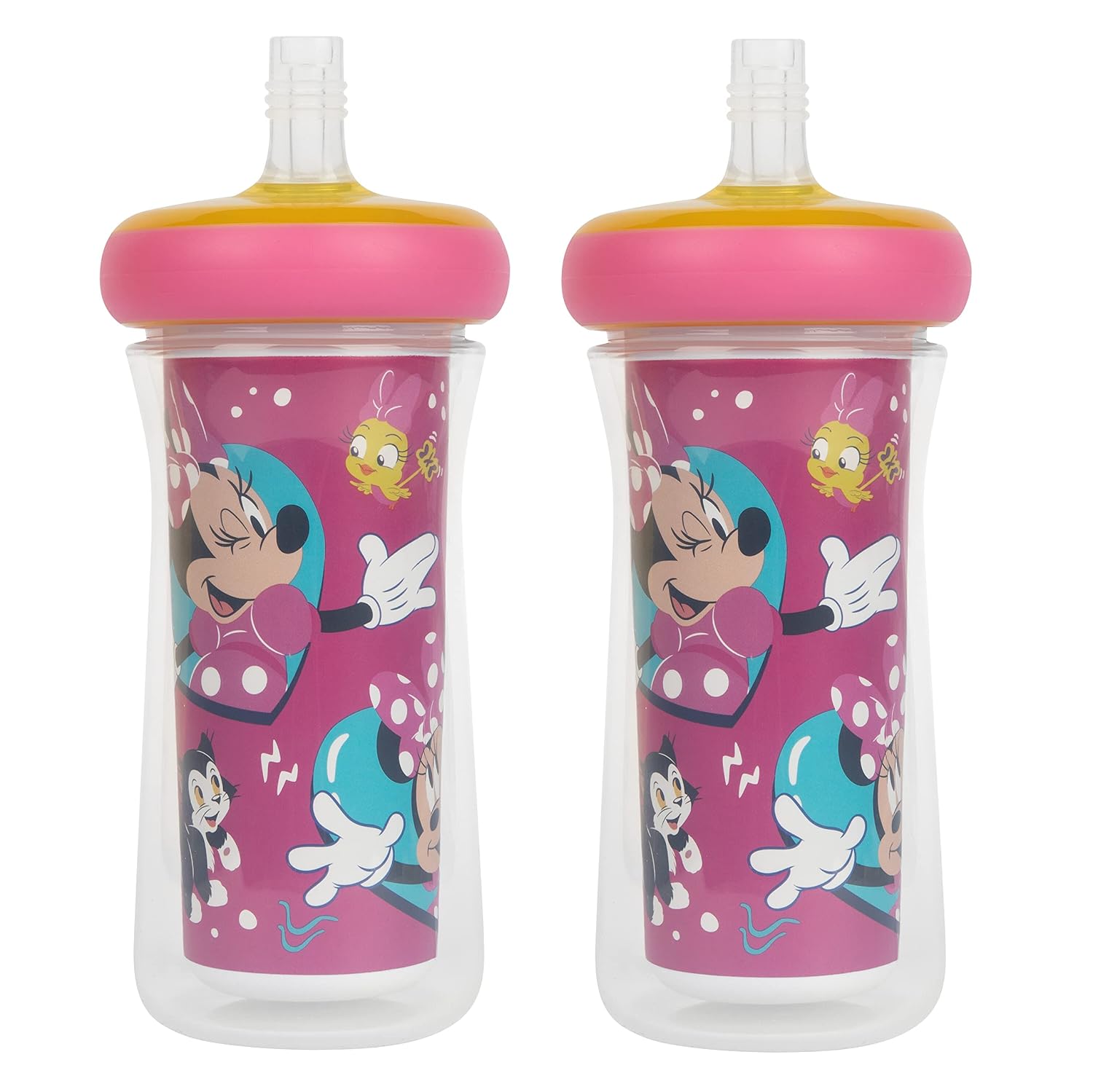 Disney Minnie Mouse Insulated Straw Cup 9 Oz, 2 pk