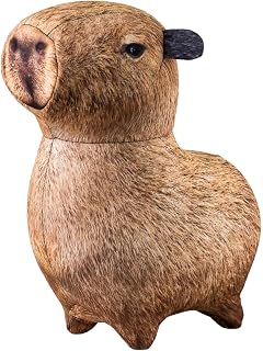 Vaveren Capybara Plush Toy Plush Figure Toys, Wildlife Animals Crawling Capybara Stuffed Toys Capybara Stuffed Animals for Party Favor