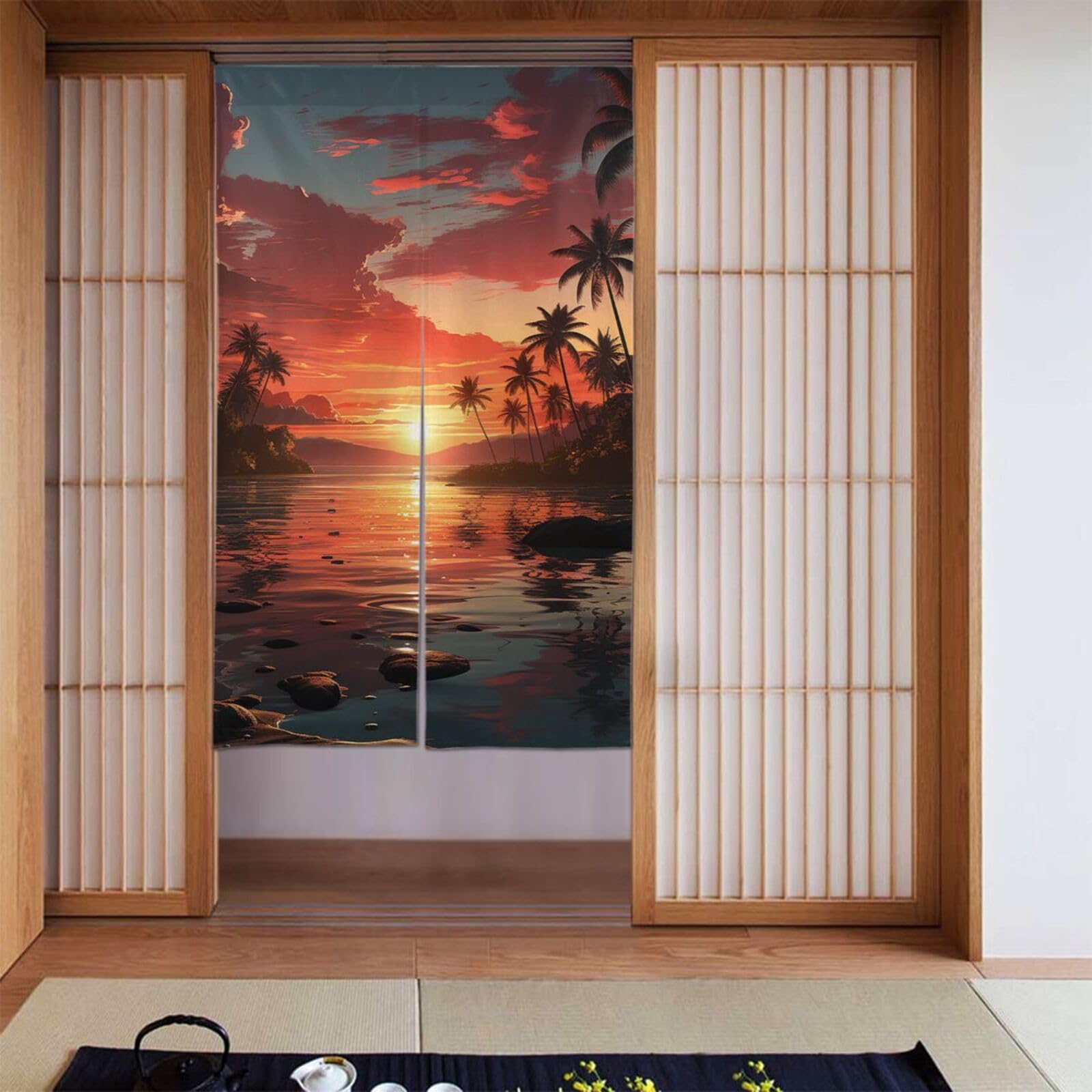 Rideaux de porte personnalisés occultants pour isoler la lumière de la chambre