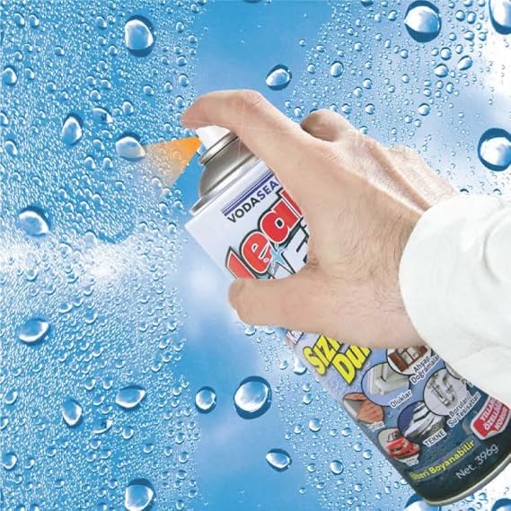 Vodaseal Leak Fix Sprey Kauçuk Kaplama, Şeffaf 400 Gr