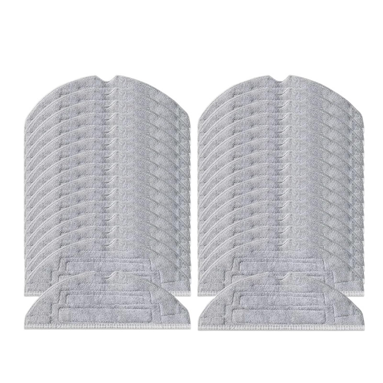 kvcccss Double Vibration Mop Pad Vacuum Cleaner Robot Mop Rags Parts Mop Cloths Accessories，Compatible For Roborock， S8 S8PLUS S8+ S8Pro Ultra G20(SET8)