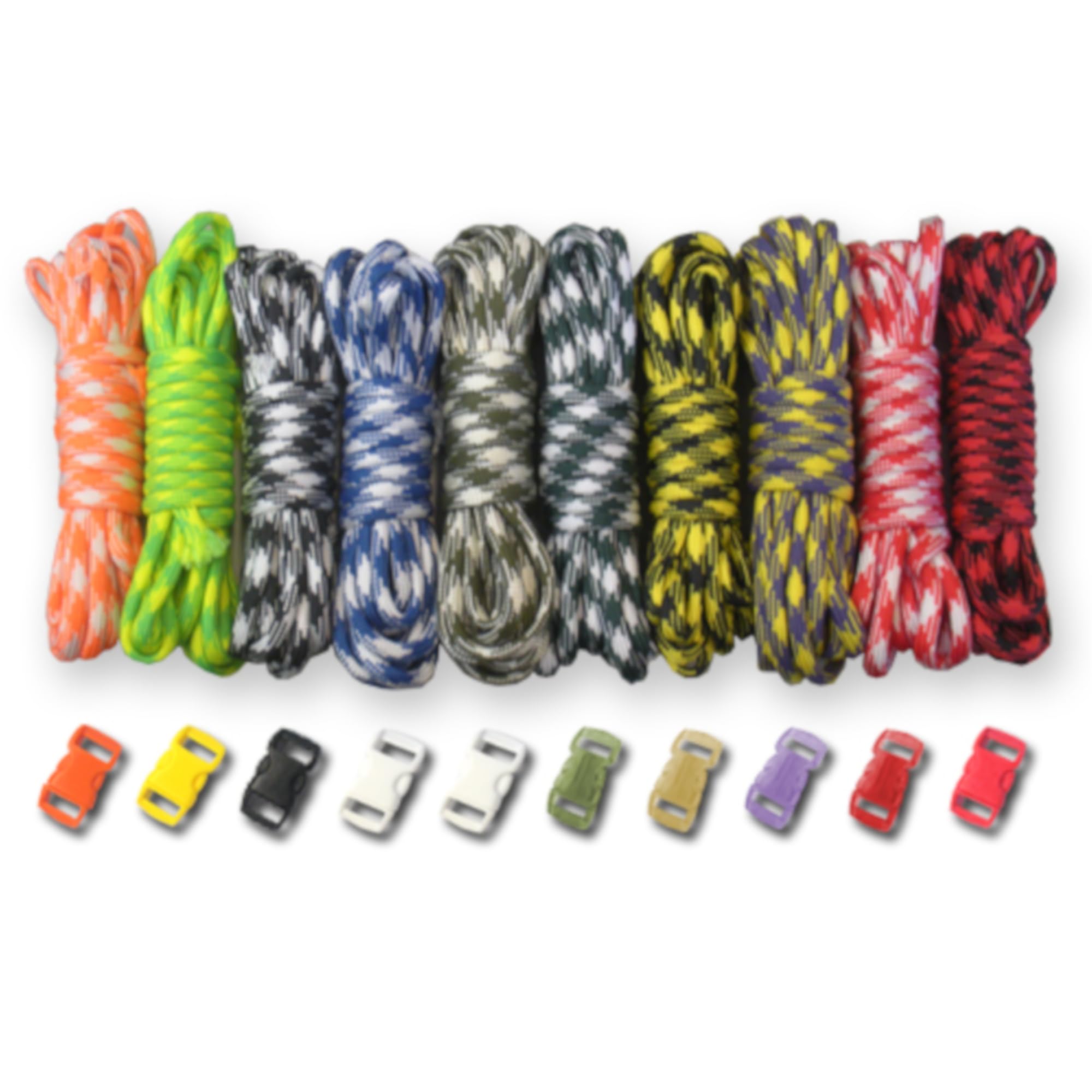 PARACORD PLANET 550lb Type III Paracord Combo Crafting Kits with Buckles — view 43