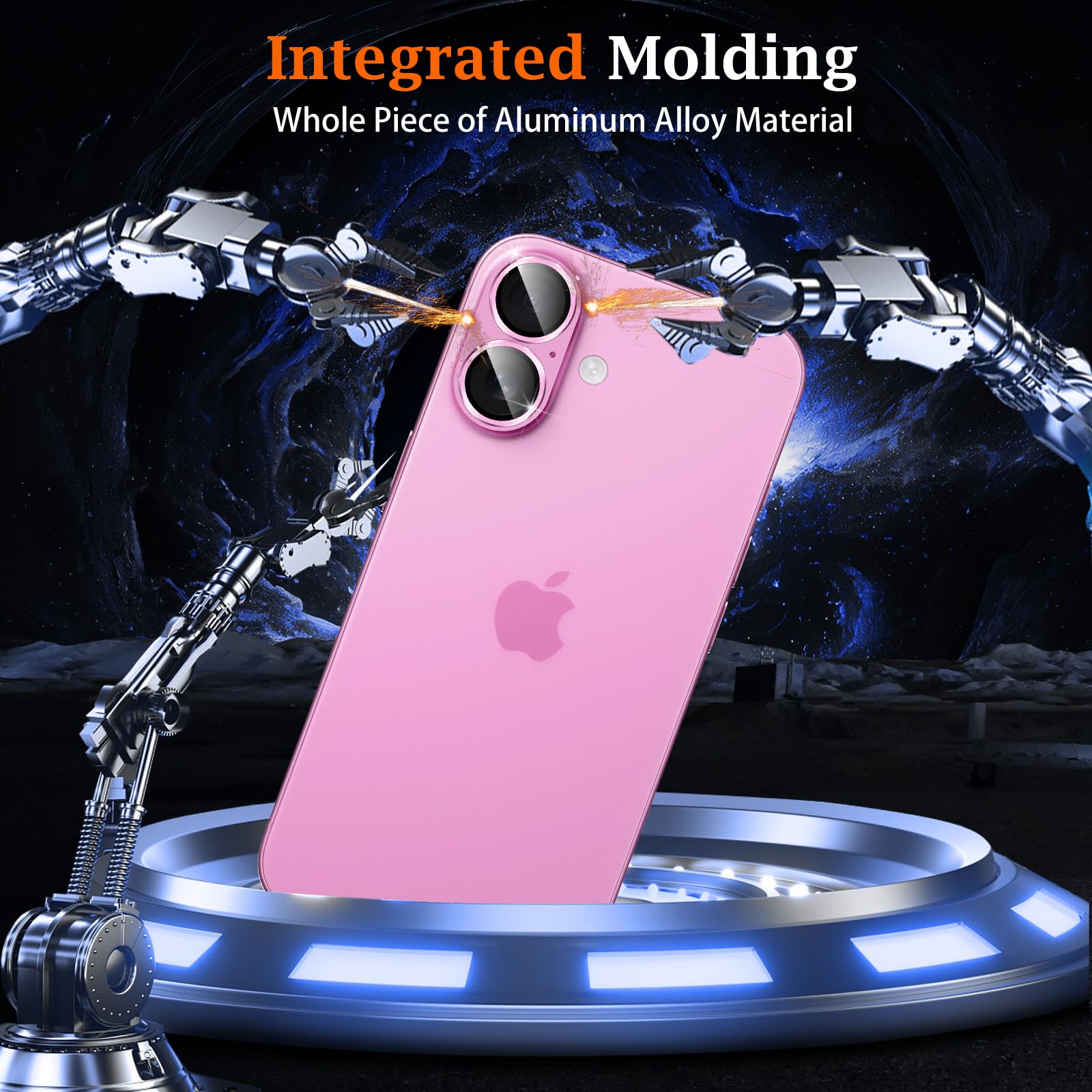 Produktbild von IOPYKKOA 3 Stück Kamera-Schutzglas, Kompatibel Mit IPhone 14 / IPhone 14 Plus 3D Stereoskopische