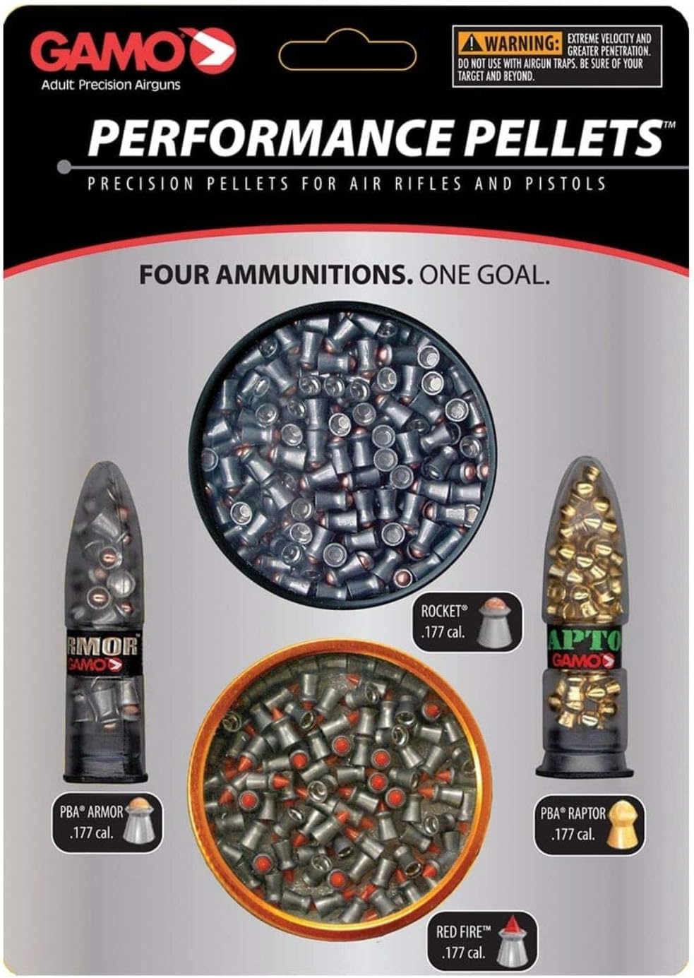 Gamo Combo Pak PerformancePellts .177 632092854