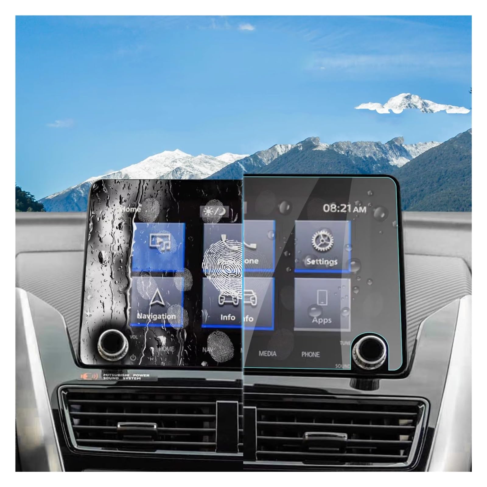 Pellicola Protettiva GPS Per Mitsubishi Per Eclipse Per Croce PHEV