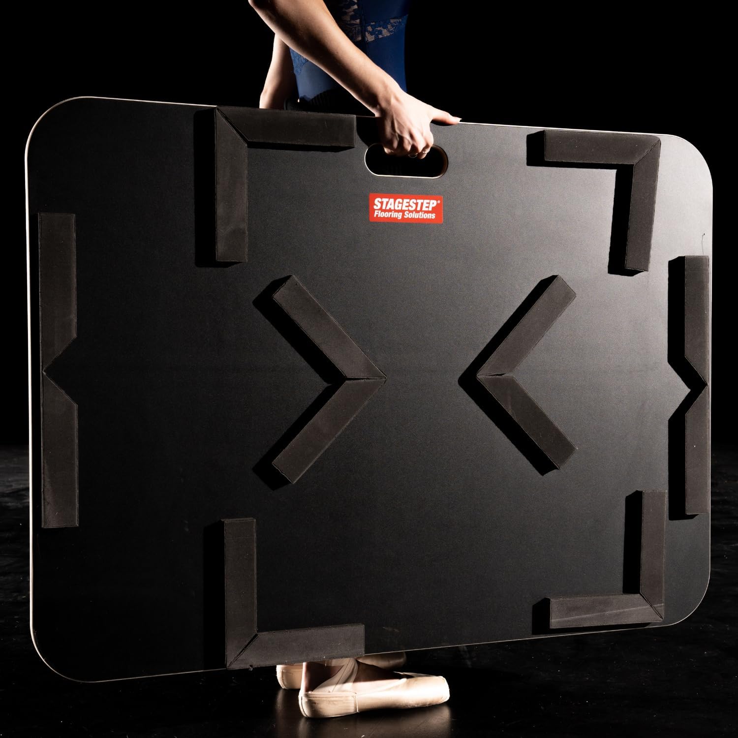 Turning Board with High-Density Foam Shock Layer, Beveled Edges & Built-in Handle – Perfect for Dancers’ Practice & Protection