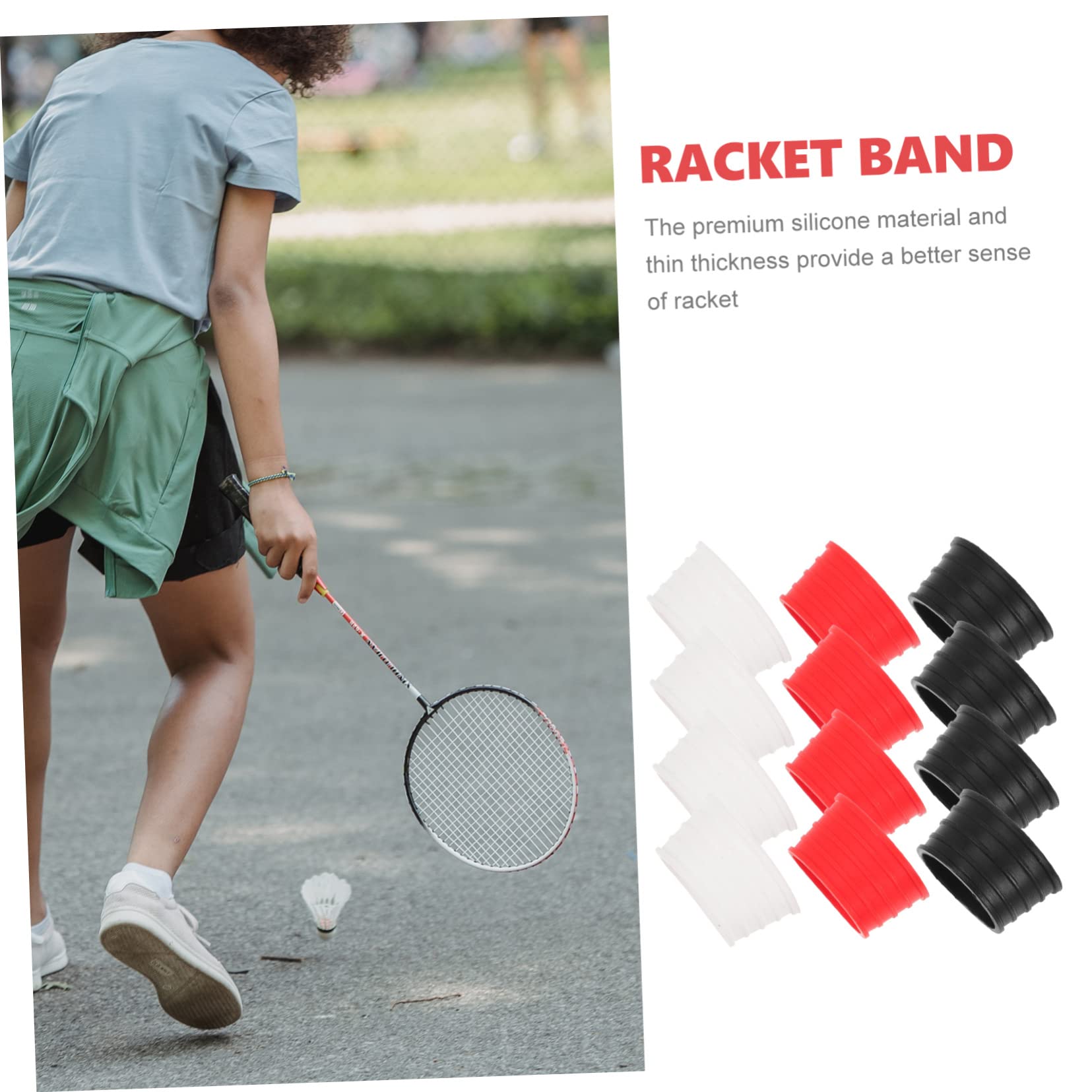 SUPVOX Banda para El Sudor para Raquetas De Tenis Cinta De Agarre Absorbente para Raquetas De Tenis Cinta De Agarre para Raquetas De Bádminton Cinta De Agarre para Palas De Pickleball