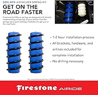 Vista 4 de Firestone Airide 4135 Coil-Rite - Kit de resortes neumáticos traseros para FJ Cruiser 2007-2014 y 4Runner 1998-2025 3-35 PSI Capacidad de carga