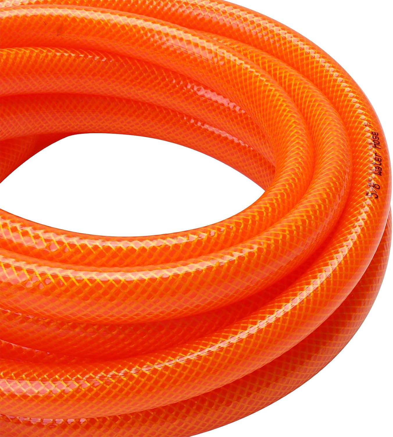 Black Water Flushing Hose - RV Black Water Tank Cleaning Hose, 5/8" x 15 Foot, Orange