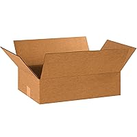 Vista 104 de Selecciona un tamaño: cajas planas de Tape Logic, Kraft, 25