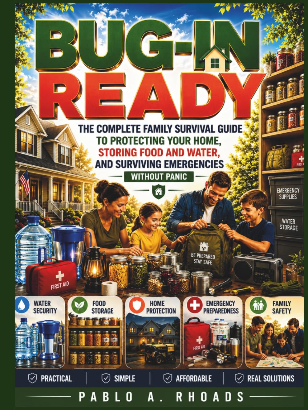 BUG IN READY: The Complete Family Survival Guide to Protecting Your Home, Storing Food and Water, and Surviving Emergencies Without Panic