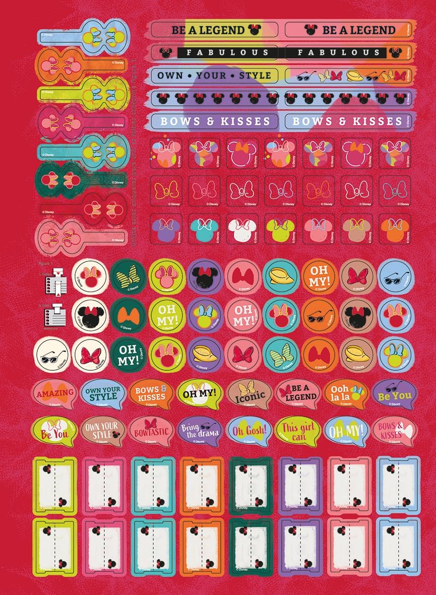 Caderno Espiral Univ CD 1 Matéria 80 Fls Minnie Arts Make FSC - Jandaia