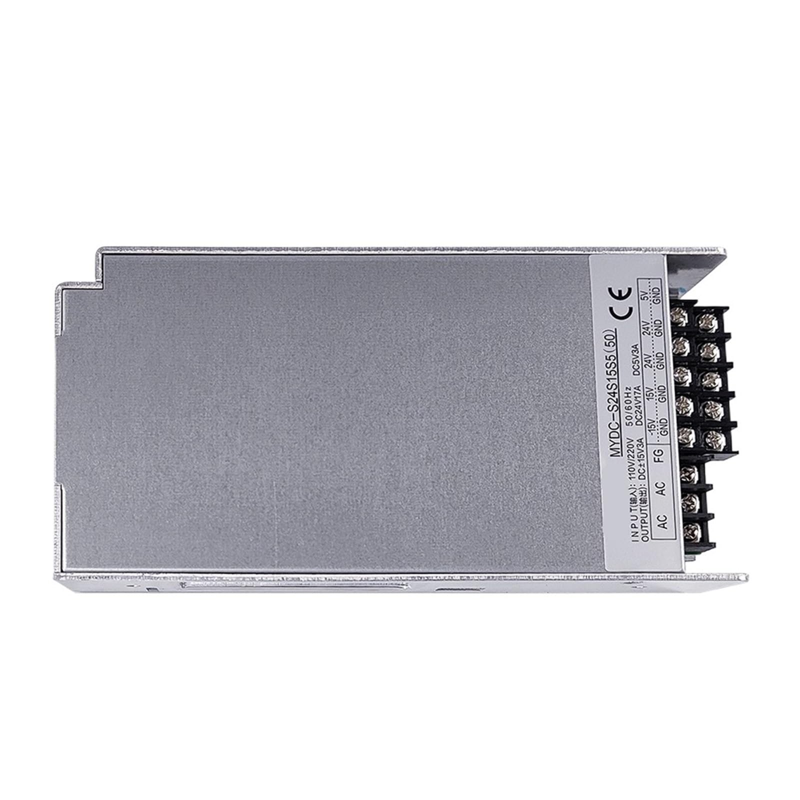 SWEWDSQG Three-in-one 500W Adjustable Power Supply, Input 110V/220V, Output 24V 17A 15V 3A 5V 3A