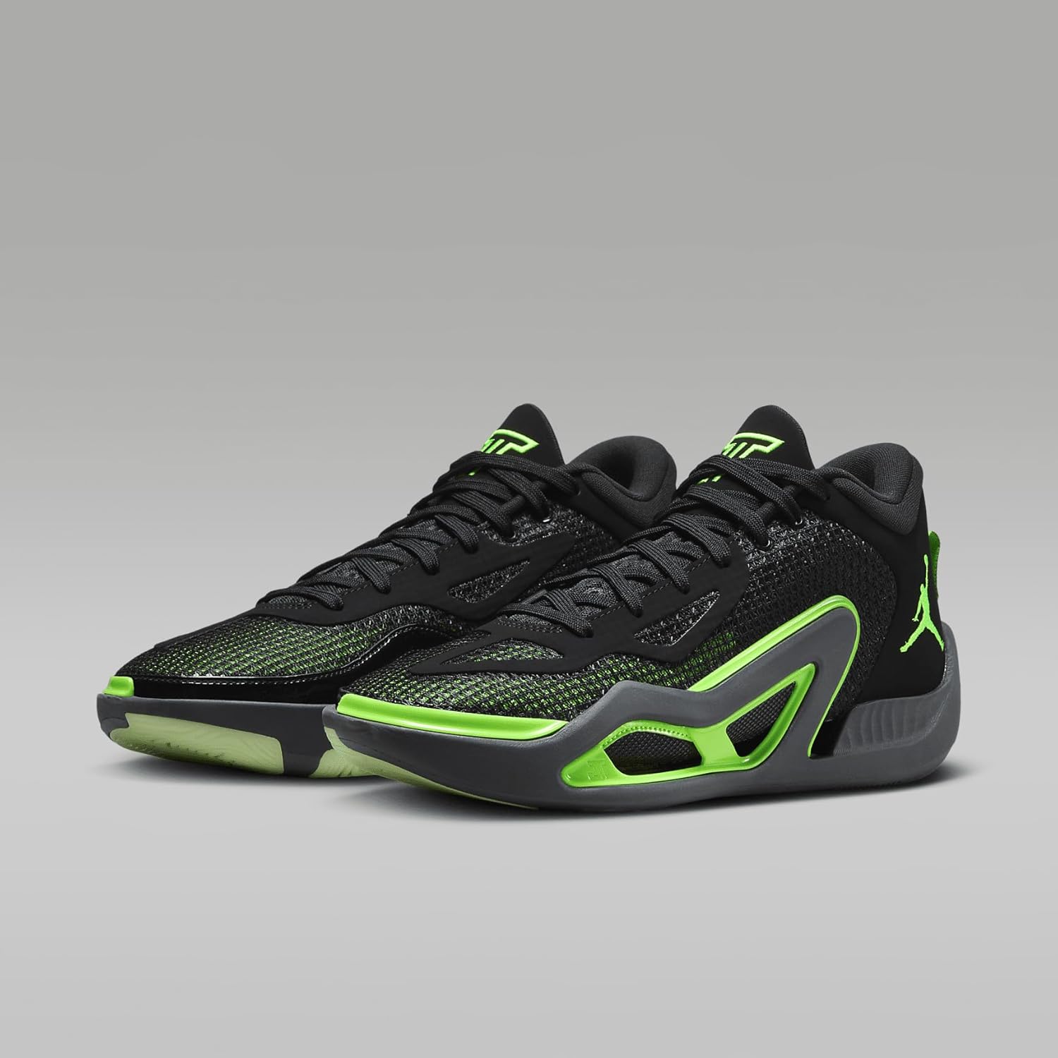 Jordan Tatum 1 Away Team Mens Shoes, Black/Anthracite/Green