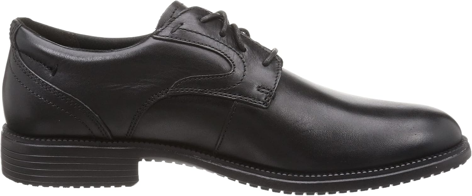 Rockport Men's Total Motion Dress Sports Plain Toe Business Shoes, black (black 19-3911tcx), 25.5 cm
