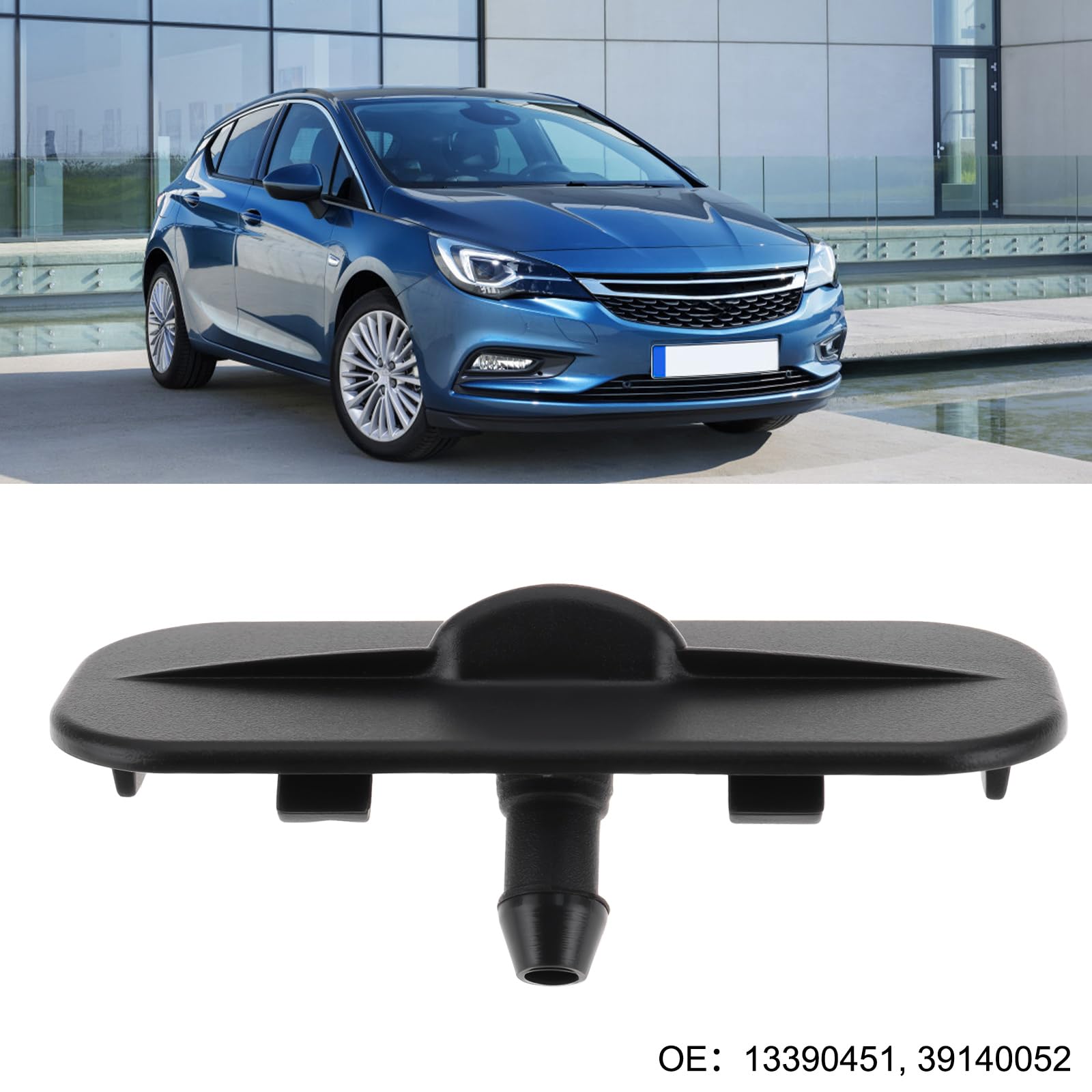 2 x dysza spryskiwacza przedniej szyby 39140052 kompatybilna z Chevroletem, kompatybilna z Opel 13390451