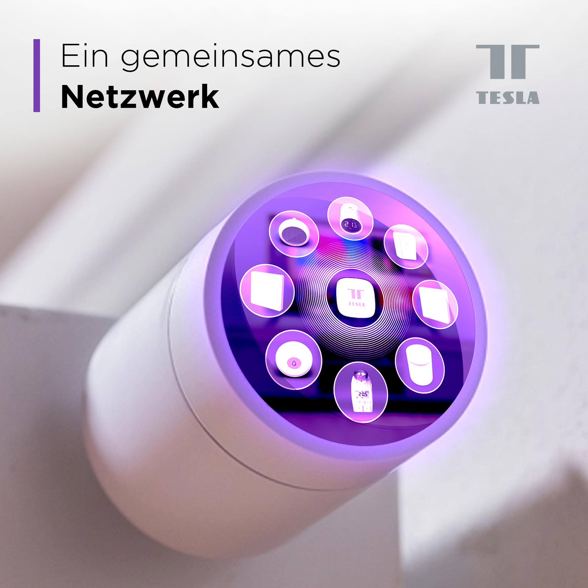 Tesla Smart Thermostatic Valve TV500 | Termostato elettronico compatibile con Amazon Alexa-Google Assistant | Valvola termostatica intelligente per risparmiare costi di riscaldamento (Smart