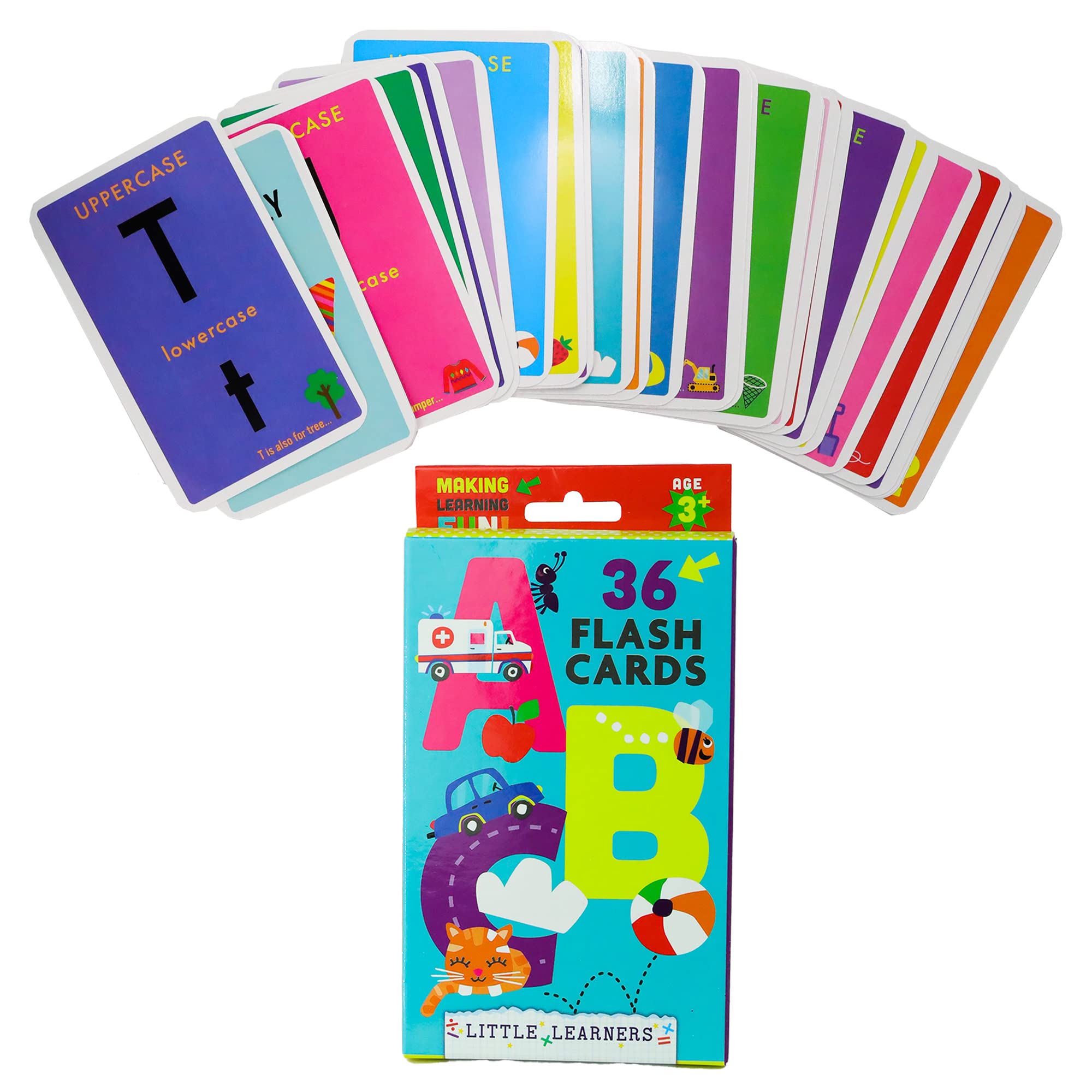Buy 36 Jumbo Flash cards, Alphabetical Themed Fun Trivia, Beautifully
