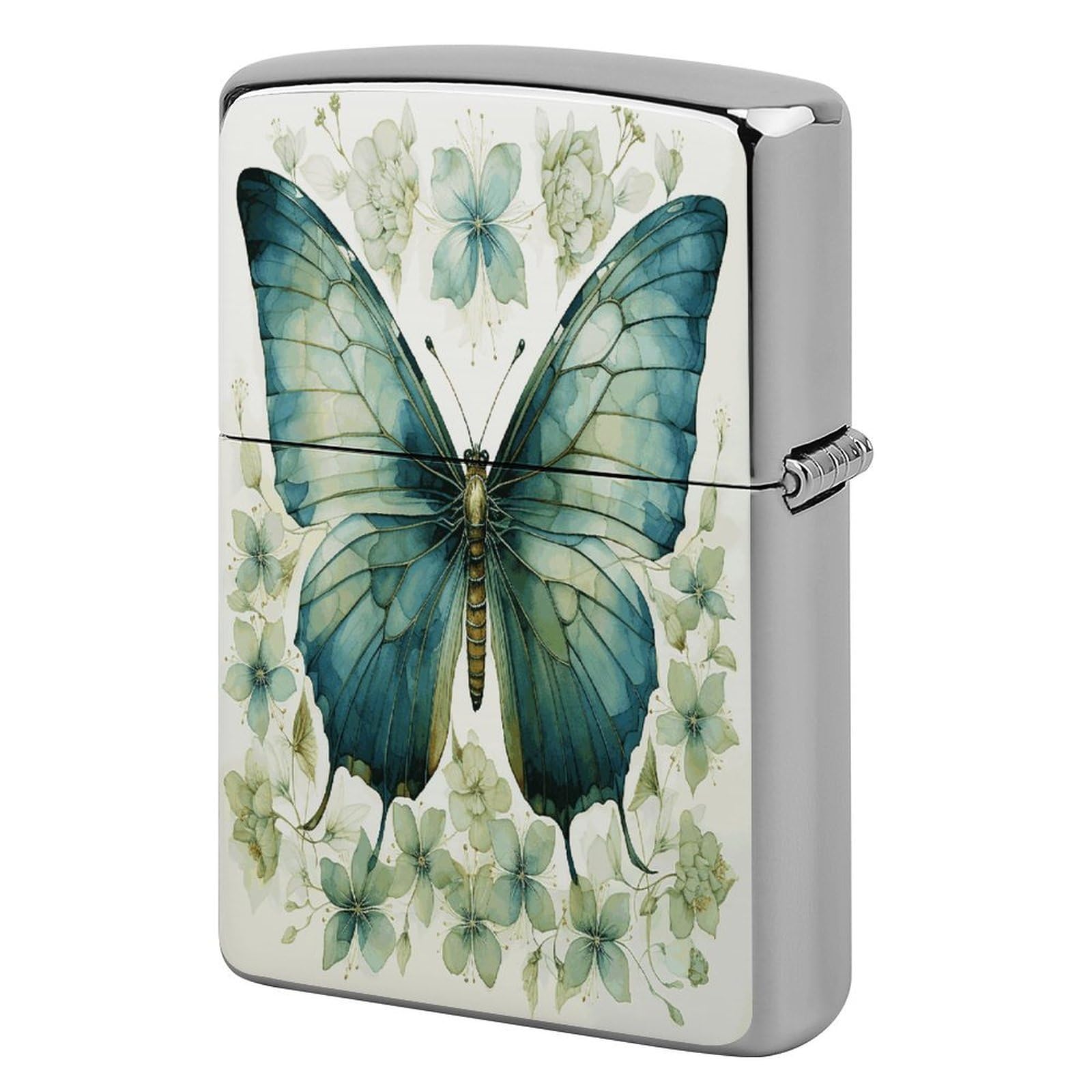 Fekiloot Style Garden Butterfly Lighter Case Cover Lighter Holder