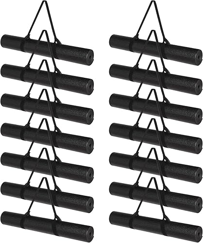Riakrum 20 tapetes de yoga para ejercicio, con correa de 68 x 24 pulgadas, tapete de yoga antideslizante para mujeres y hombres, suministros para el