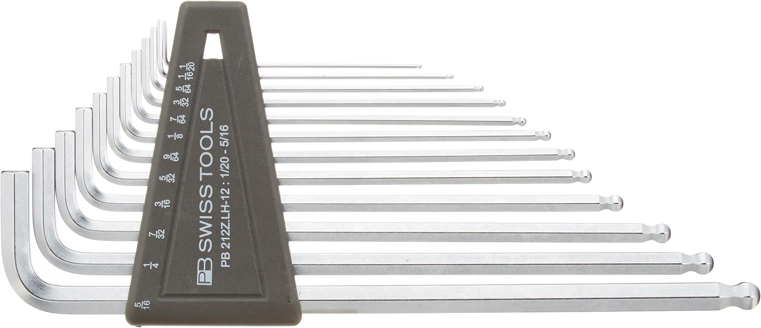 212 ZLH-12 12 Piece Long Chrome Ball Point Hex/A