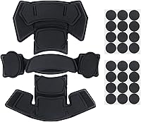 Vista 10 de Almohadillas tácticas para casco de Airsoft, almohadilla protectora de espuma viscoelástica interna de espuma de memoria, almohadilla de protección